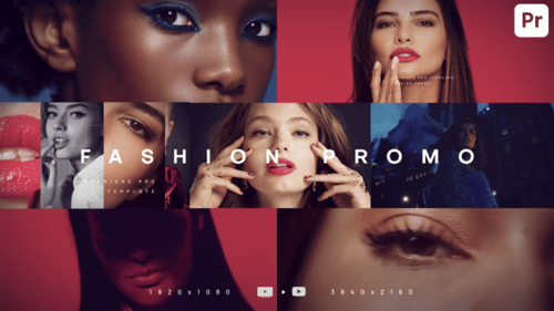 Dynamic Fashion Promo Template with Modern Clean Typography