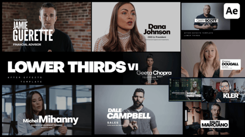 Lower Thirds VI