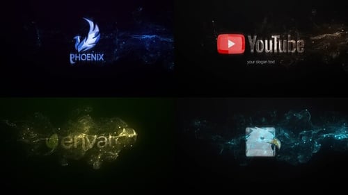Dynamic Particle Logo Reveal Animation