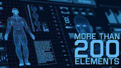 Animated Sci-Fi Heads-Up Display Elements Pack