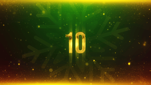 Introducción a la cuenta regresiva de Navidad Mogrt