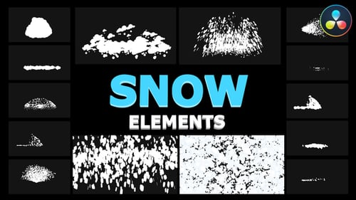 Cartoon Snowflakes | DaVinci Resolve