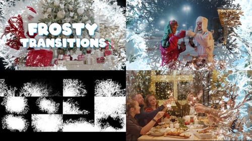 Dynamic Frosty Ice Transitions for Winter Holiday Projects