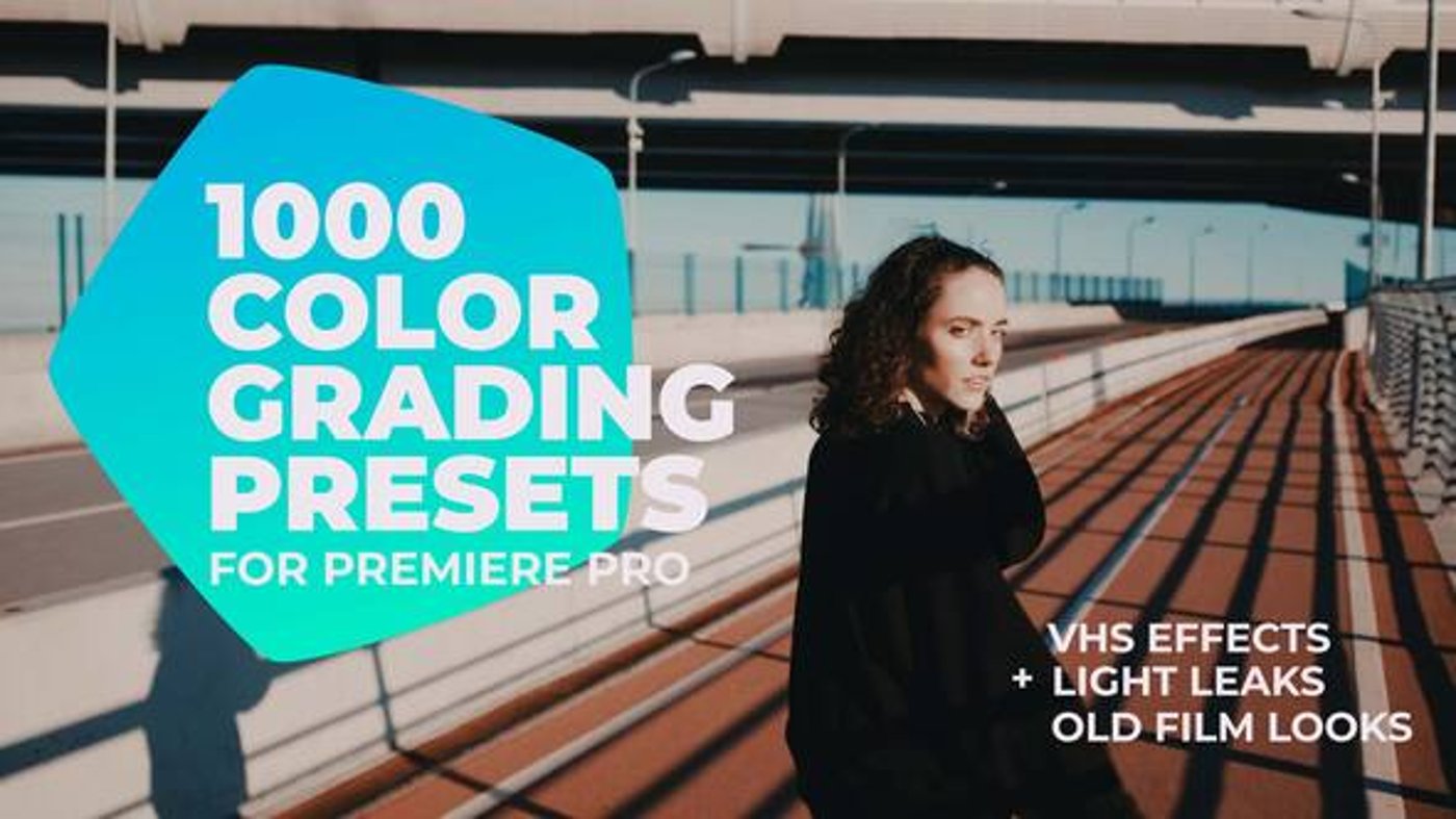 Cinematic Color Grading Presets and Vintage Film Effects Pack, Elements ...