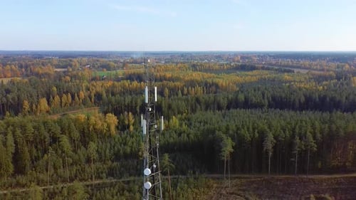 Torre de telecomunicaciones 5g, sistema de conexión de antena inalámbrica Torre celular de telecomunicaciones móvil