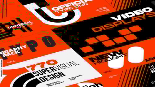 VHS Style Typography