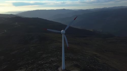 Windkraft Sunset