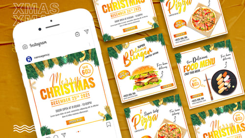 Food Christmas Sale Template