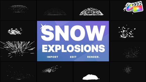Snow Explosions | DaVinci Resolve