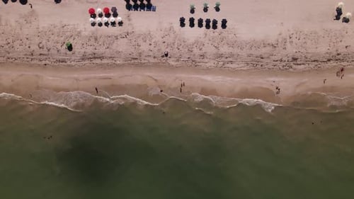 Vista central de una playa mexicana