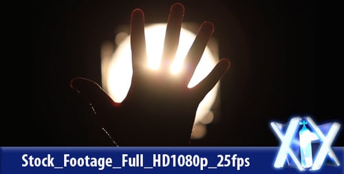 Shadowed Hand Reaching Out in the Dark