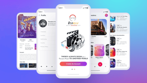 Modern Mobile App UI Presentation and Promotion