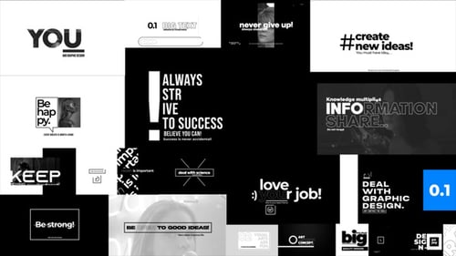 Dynamic Modern Text Animation Titles Pack