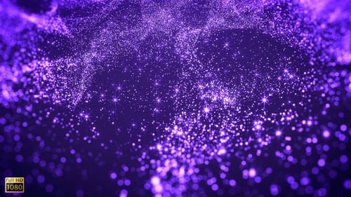 Elegant Shimmering Particle Flow Background
