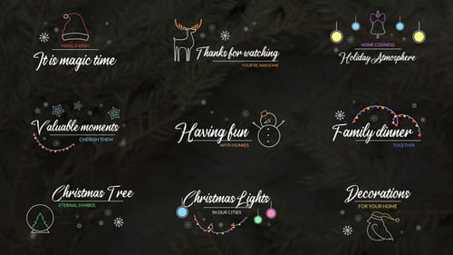Christmas Titles || DaVinci Resolve