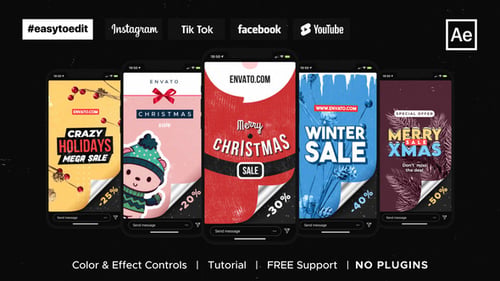 Christmas Instagram Stories / Sale