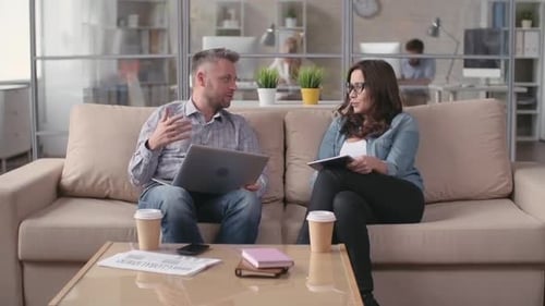Chatting with Colleague