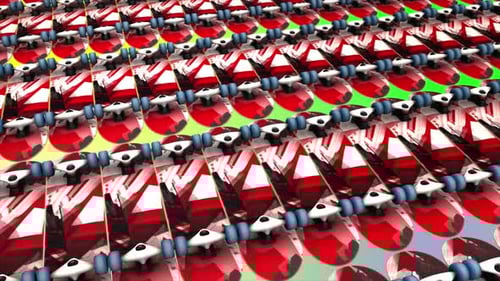 Animated Skateboard Pattern Loop Background