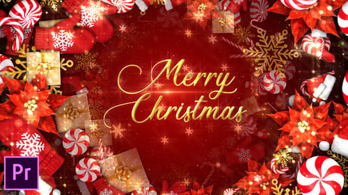 Elegant Christmas and New Year Holiday Greetings Opener