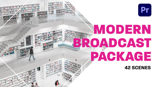Modern Broadcast Package | Mogrt