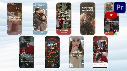 Christmas Stories | Premiere Pro MOGRT