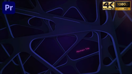 Abstract Geometric Interconnected Titles Reveal