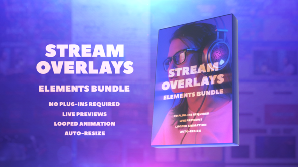 Cover for Stream Overlays Elements Bundle