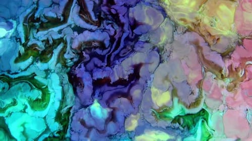 Psychedelic Galactic Paint Texture Background