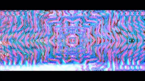 Psychedelic Glitch Effect Transition with Abstract Distortion