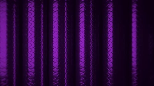 Rolling 3d Pattern Tubes Purple