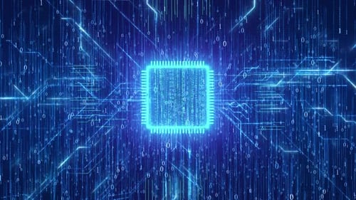 Hintergrund der Computer-CPU-Chipprozessor-Technologie