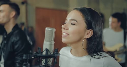 Professional Recording of the Song in the Studio