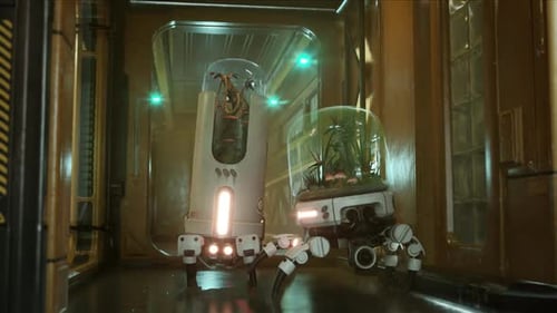 Sci Fi Background Animation 1