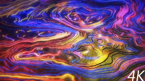 Colorful Energy Lines