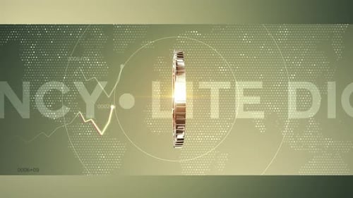 06 - 7 Rotation de l'arrière-plan de crypto-monnaie LITE 4K