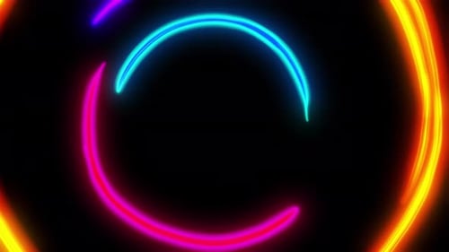 Fondo abstracto con garabatos ligeros Loop