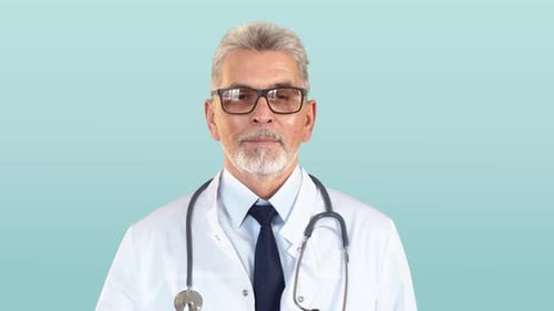 Doctor Making an OK Sign with his Hand