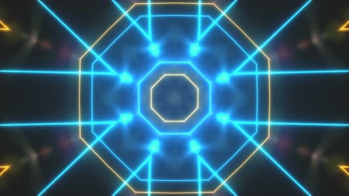 Abstrakte Disco-Licht-Kaleidoskop-Hintergrund