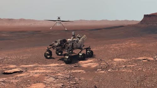 Perseverance Rover und Ingenuity Helikopter erkunden den Mars