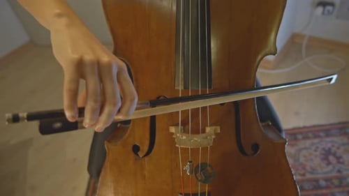 Cello Music Played with a Bow