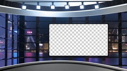Virtual Studio Set A008 F