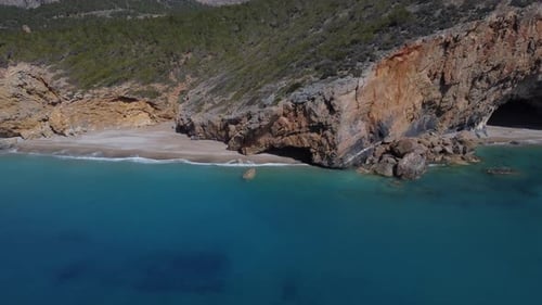 Seaside Cave and Beach View
