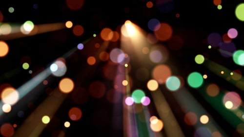 Party Bokeh II - Rainbow Lights - Dancing Loop
