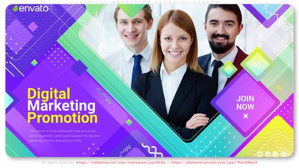 Digital Marketing Promo Slideshow, Video Displays ft. corporate intro ...