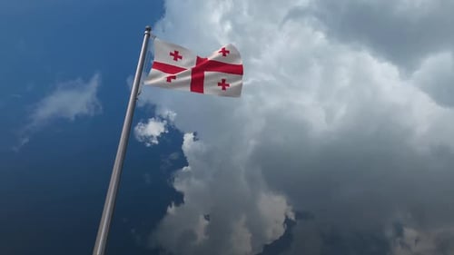 Georgia Flag Waving 2K