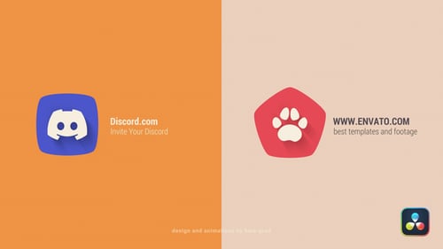 Simple Flat Logo Stings For DaVinci Resolve