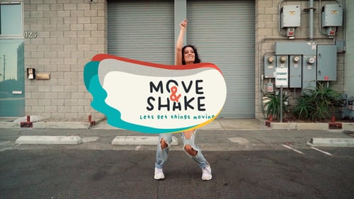 Fluid Shapes Minimal Logo Reveal Intro