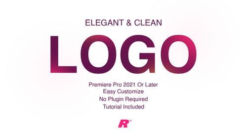 Clean Minimal Logo Reveal Animation