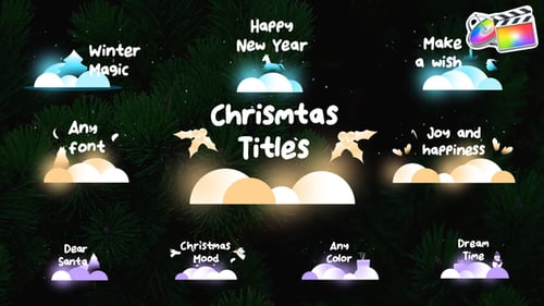 Christmas Titles for FCPX