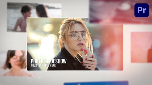 Nostalgic Photo Slideshow with Retro Film Grain Effects
